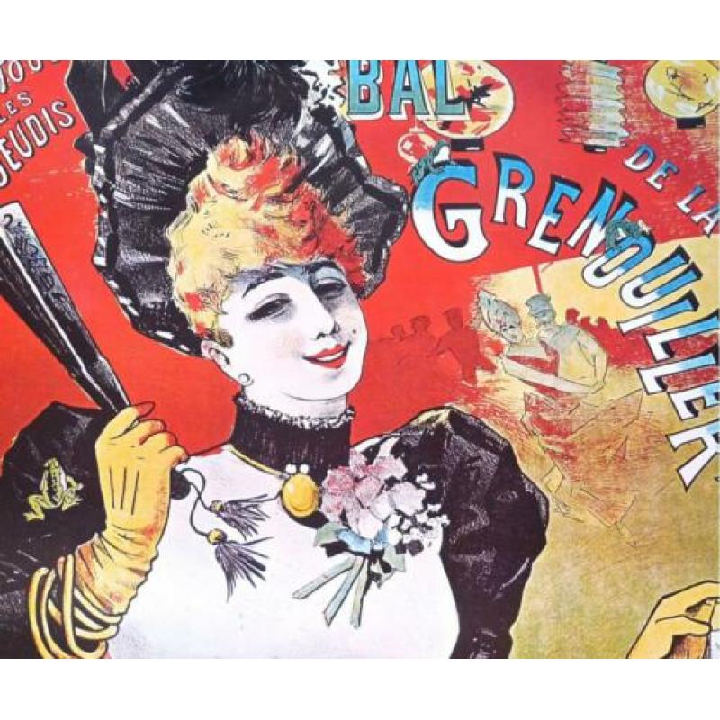 Bal De La Grenouillere - Original Gallery Poster - 60x79 cm