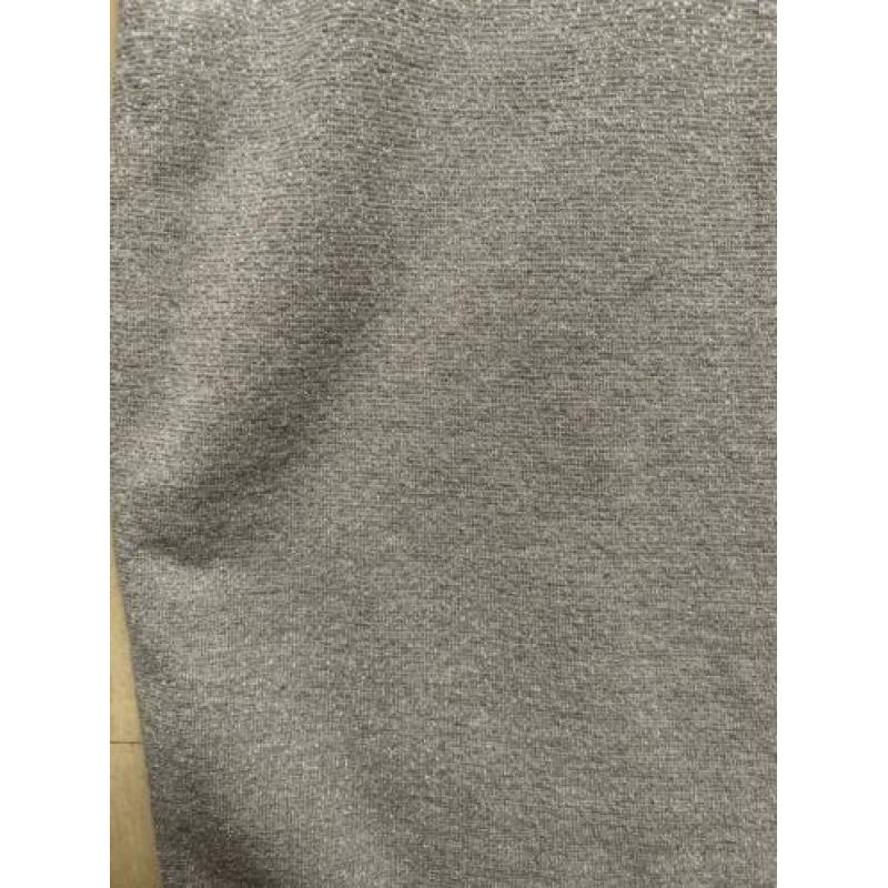 Emma grijze glitter / lurex rok, maat 40 / M