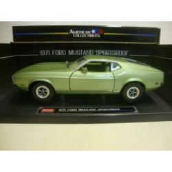 Ford Mustang Boss sportsroof green 1971 Sun Star 1:18 KRD