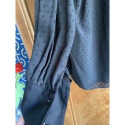 Massimo Dutti blouse maat 40 zwart