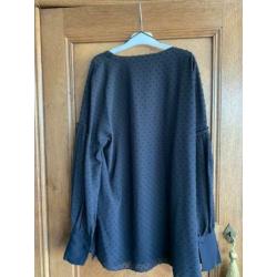 Massimo Dutti blouse maat 40 zwart