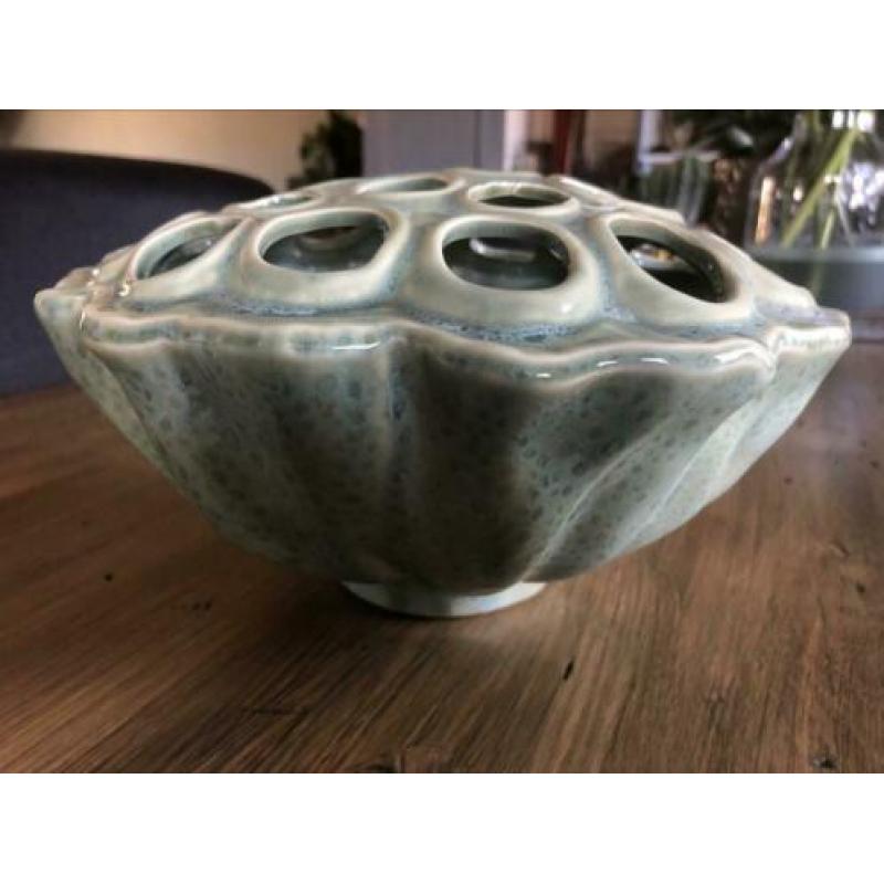 Lotus vaas voor bloemen 25cm