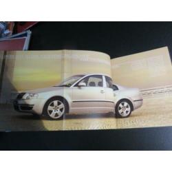 autofolder / brochure Skoda Superb modeljaar 2004