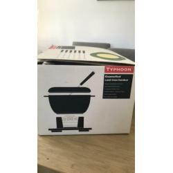 Fondueset zwart merk typhoon
