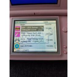 Ds met m3 card met games erop