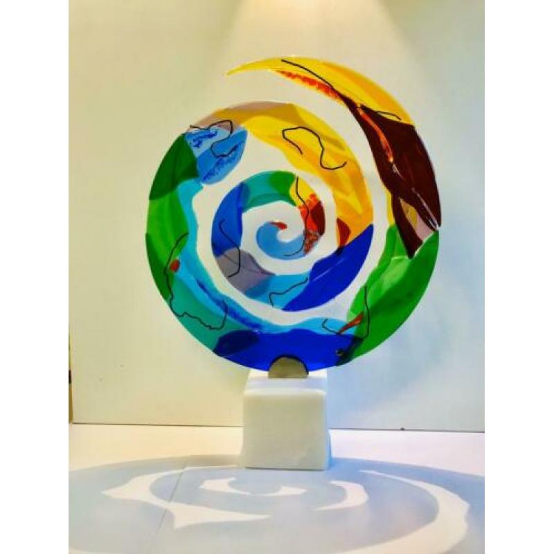 Glasfusie, glaskunst, chaos