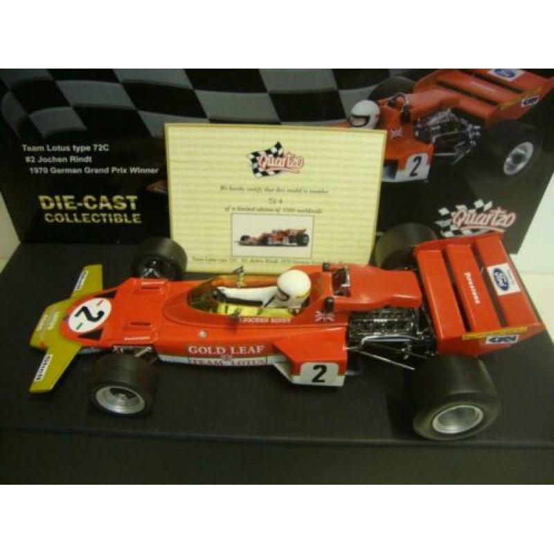 Lotus 72 C Grand Prix 1970 Quartzo Limited Edition 1:18 KRD