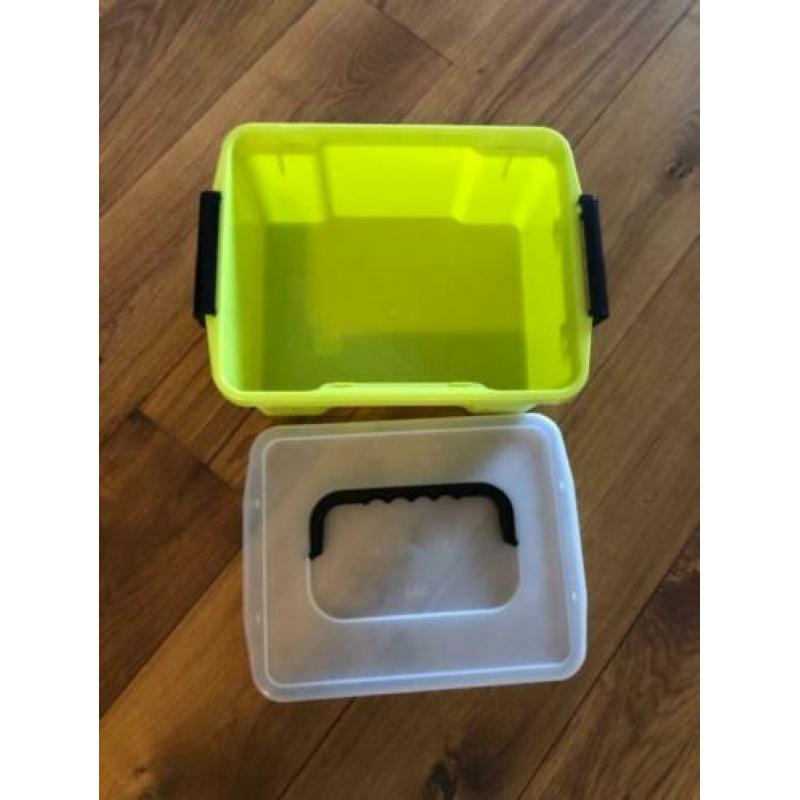Plast team (kunststof) opberg box/doos met klemsluiting
