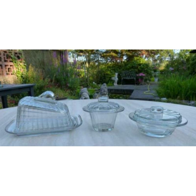 Prachtig Art Deco A.D Copier Leerdam 1939 Neerlandia servies