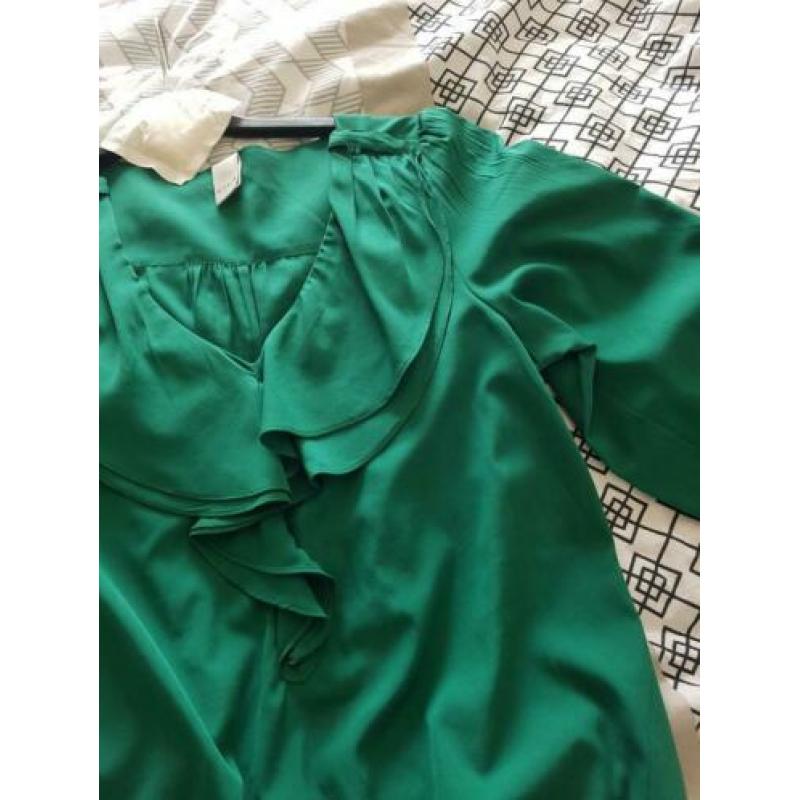 Groene blouse maat s