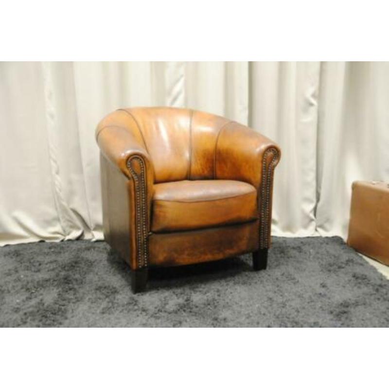 schapenleren fauteuil