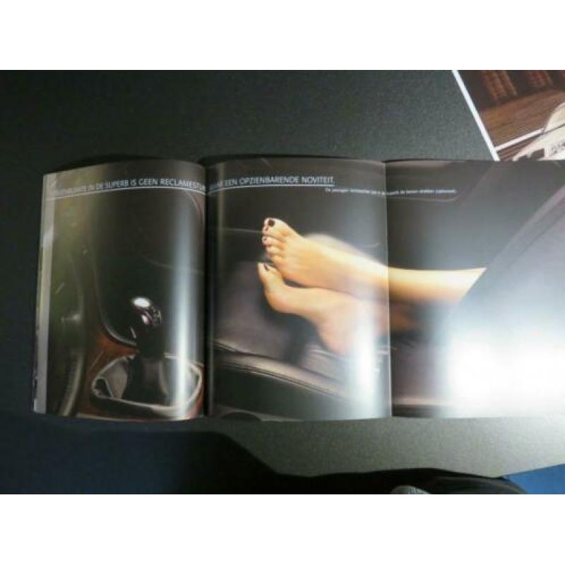 autofolder / brochure Skoda Superb modeljaar 2004
