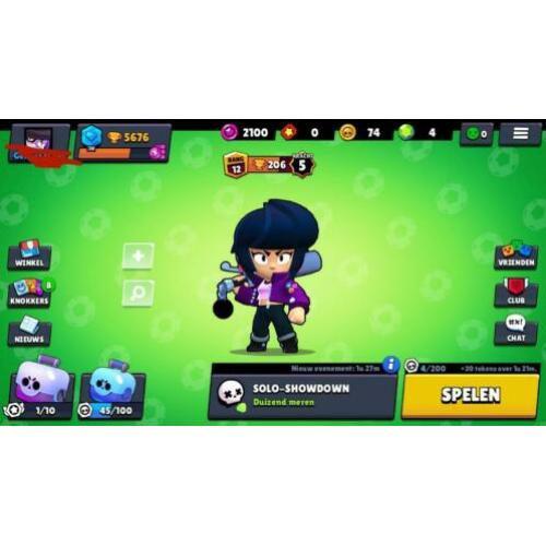 5K Brawl Stars account + Leon
