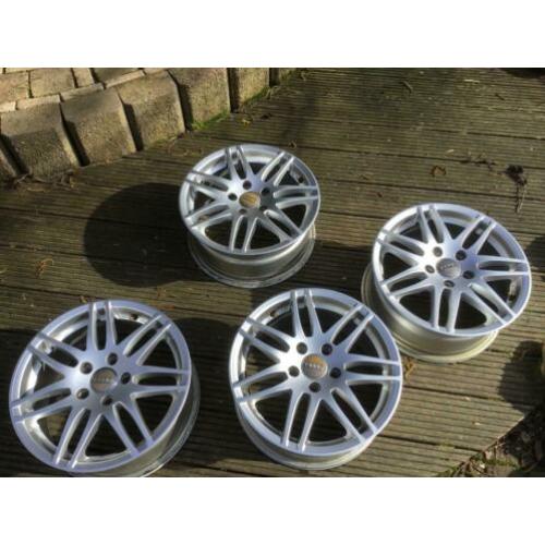 4 aluminium velgen 16 inch o.a. Voor Audi A3