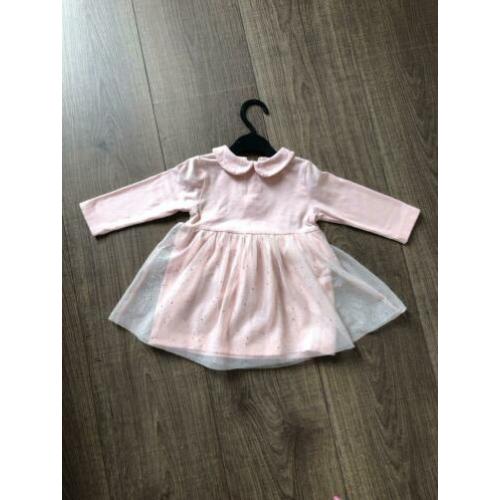 Roze baby jurkje maat 62