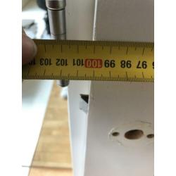 Twee stuks binnen deuren met facet geslepen glas