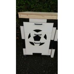 bureau en bedden stoere jongens kamers