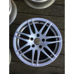 4 aluminium velgen 16 inch o.a. Voor Audi A3