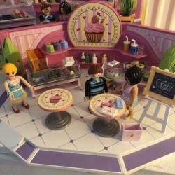 Playmobil winkelcentrum 9078 en ijssalon 9080