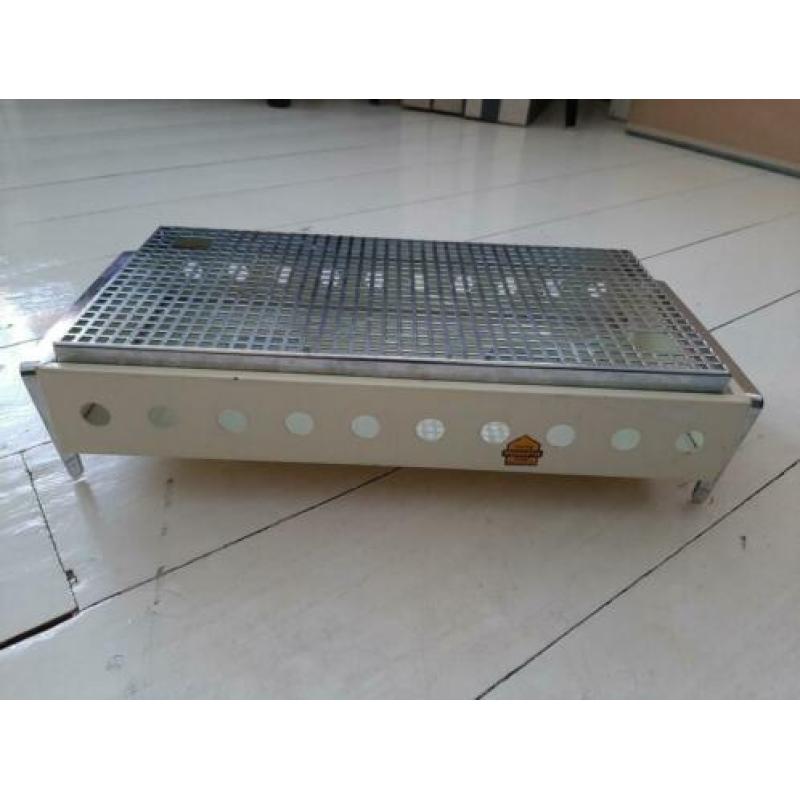 Vintage rechaud warmhoudplaatje Brabantia wit