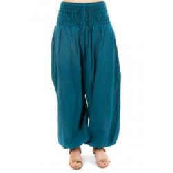 Ballon broek wijde harem broek petrol maat 34-44