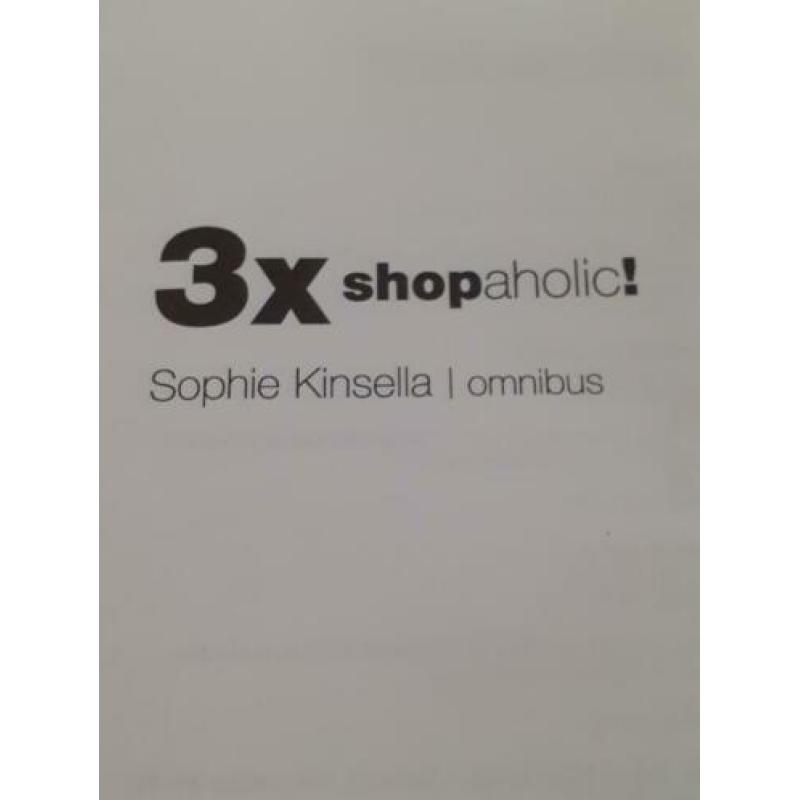 3x roman Shopaholic. Sophie Kinsella omnibus, 3 romans.