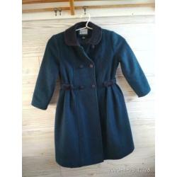 Rothschild gewatteerde mantel jas maat 6 jr, blauw.