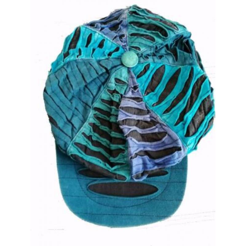 Ballon broek wijde harem broek petrol maat 34-44
