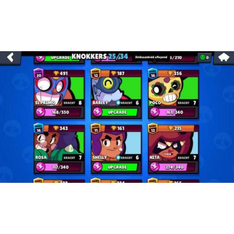 5K Brawl Stars account + Leon
