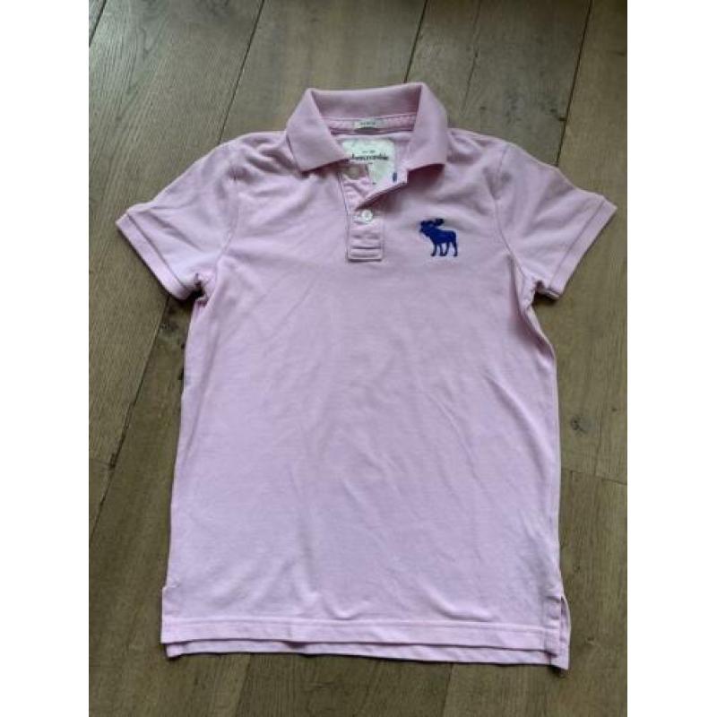 Roze polo abercombie maat xl