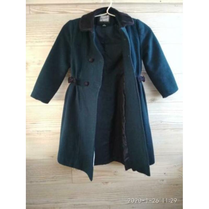 Rothschild gewatteerde mantel jas maat 6 jr, blauw.