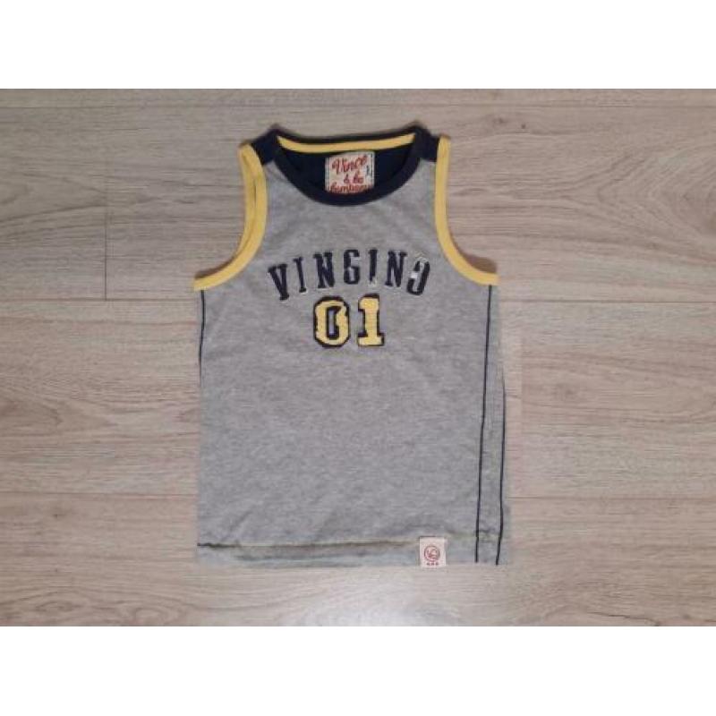 3x hemdje singlet shirt maat 104-110 oa Vingino jongen