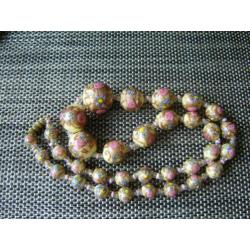 millefiori-ketting met oorbellen clips