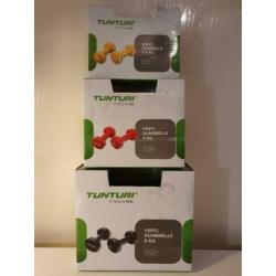 Tunturi Dumbells Vinyl - Set 5KL + Set 3KL + Set 1,5KL Nieuw