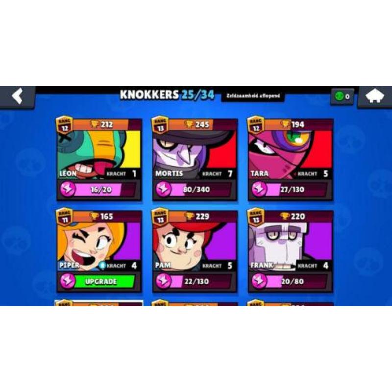 5K Brawl Stars account + Leon