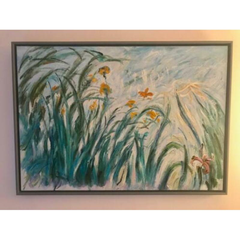 Schilderij - replica -Claude Monet INCL. baklijst