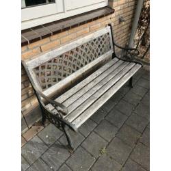 Gietijzeren tuinbank