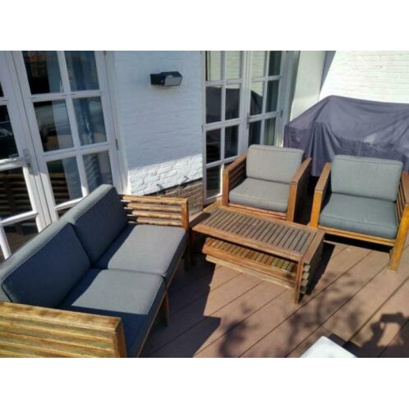 Houten loungeset tuin (Hartman Excellence)