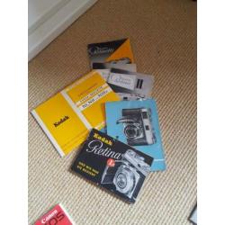 Diverse folders van camera's: CANON, EXACTA, OLYMPUS, KODAK