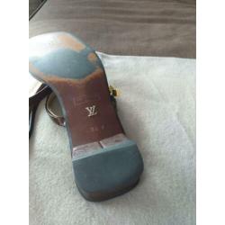 Louis Vuitton leren slippers ( vintage )