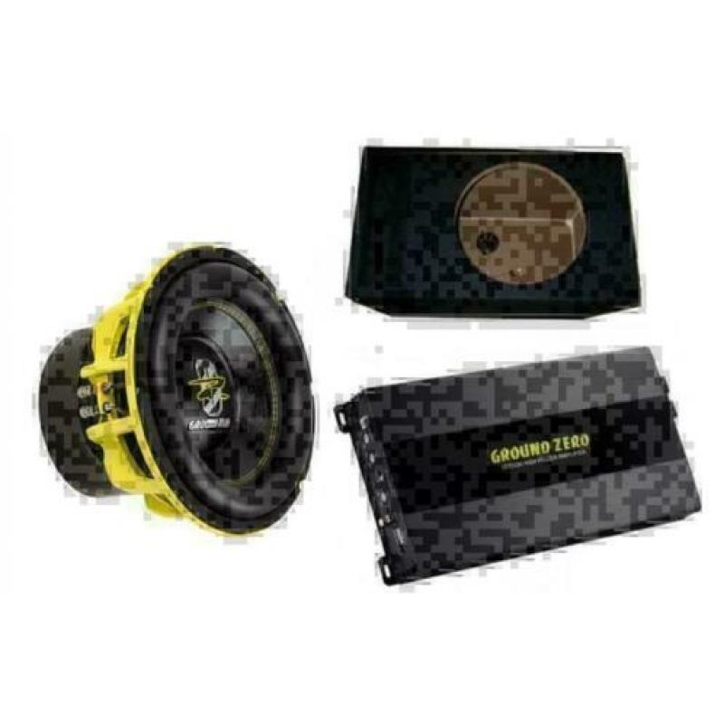 Subwoofer set Ground Zero 1500 watt SPL