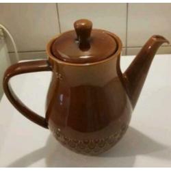 Retro vintage brocante douwe egberts xl koffiepot