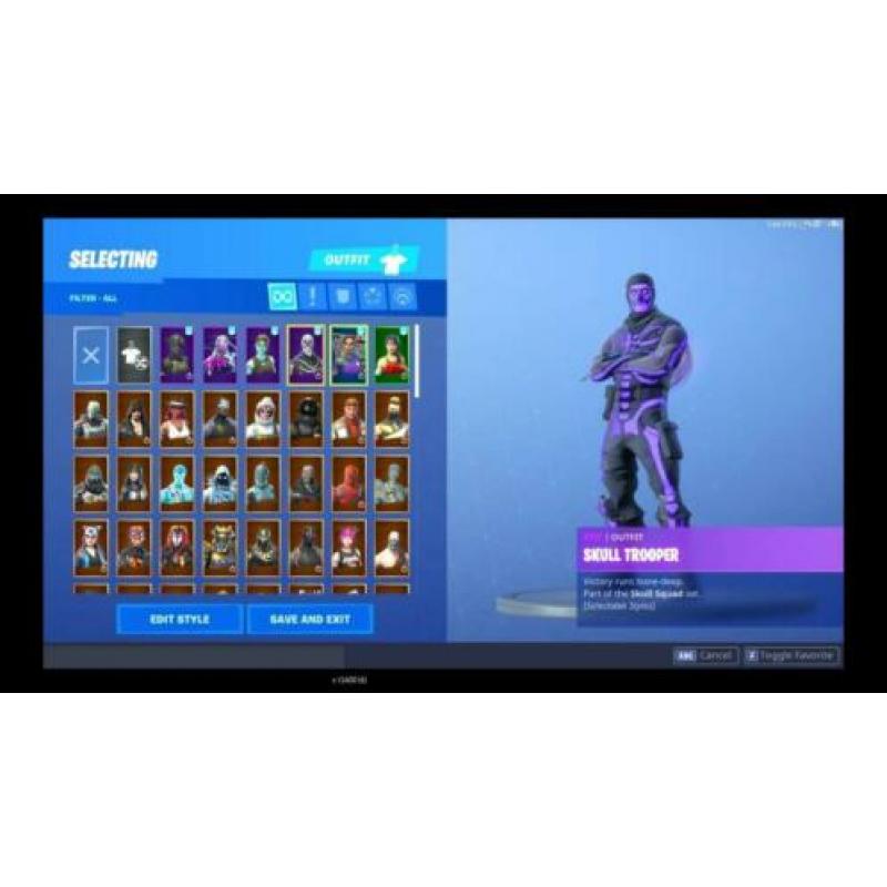 og fortnite acount