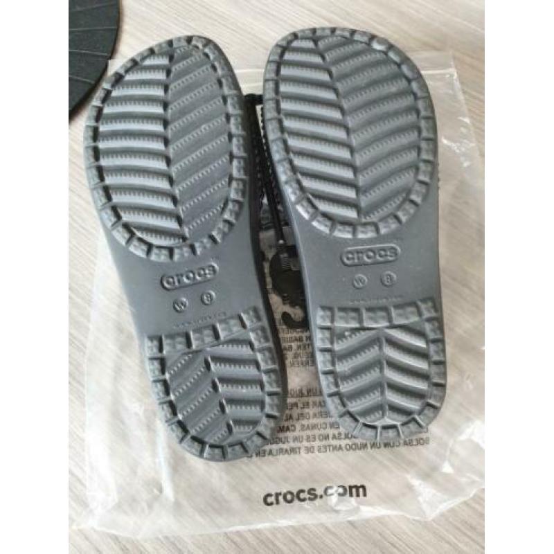 crocs badslippers nieuw zwart 38 39