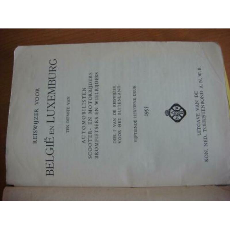 ANWB reiswijzer uit 1955