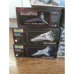 Battlestar Galactica diverse bouwpakketten nieuw