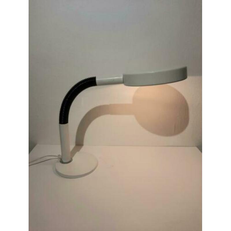 Vintage Hala Zeist lamp wit jaren 60/70.