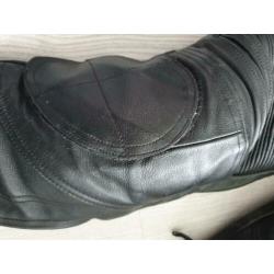 Lederen motoroverall
