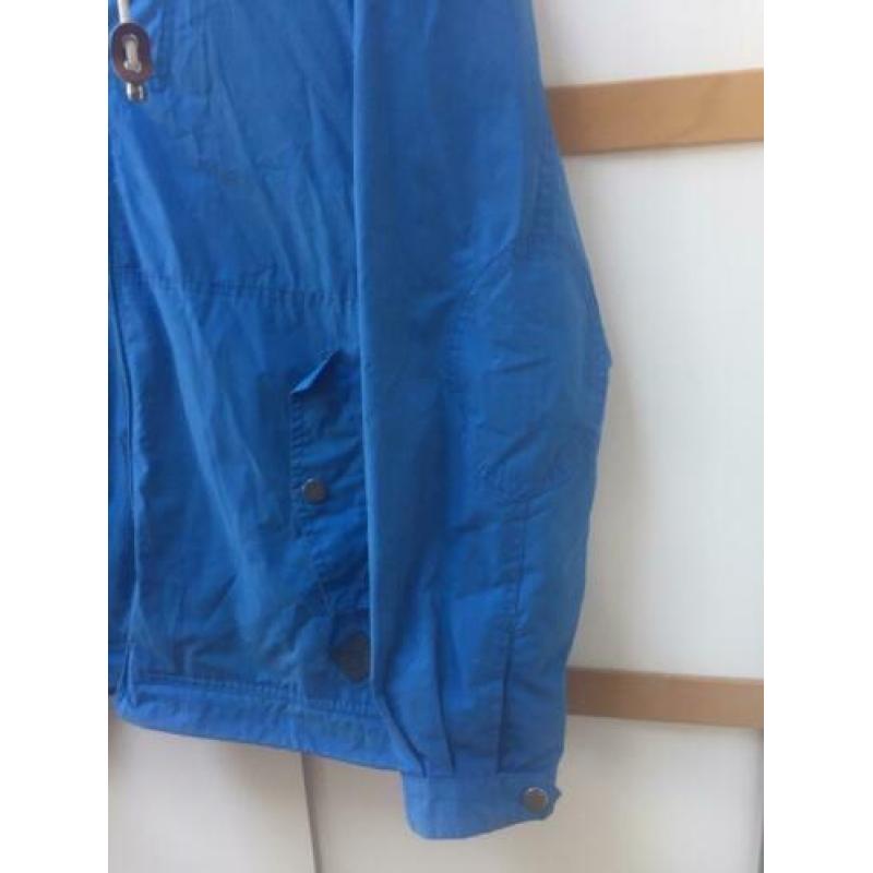 Minimum heren zomerjas tussenjas blauw capuchon zgan Deens