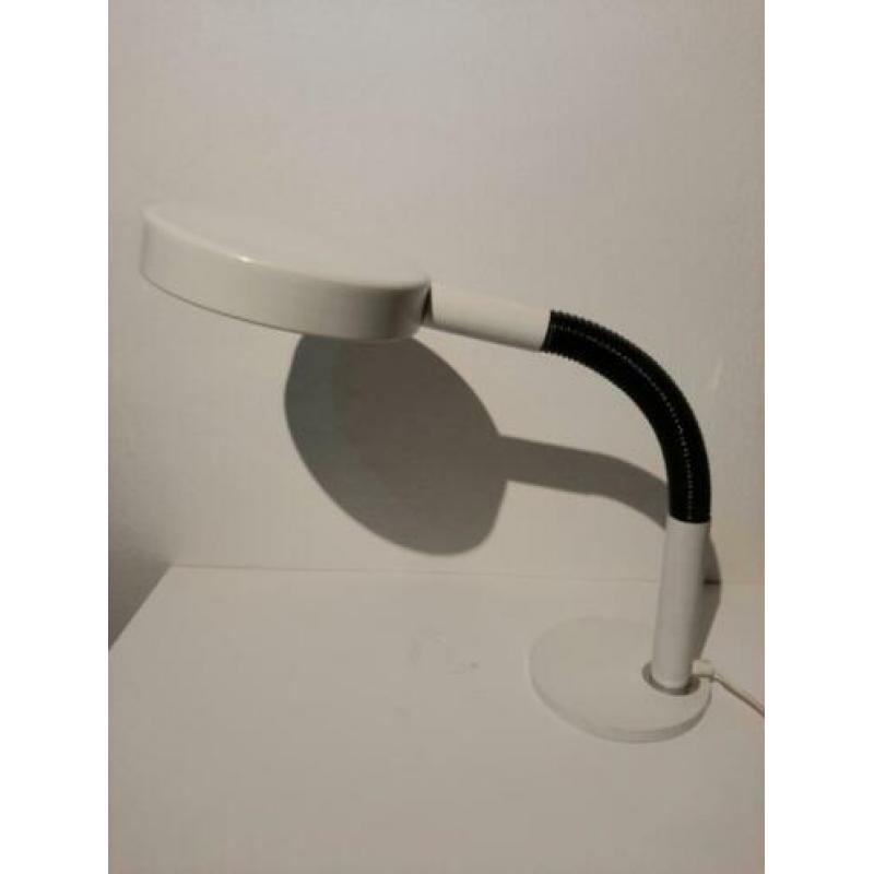 Vintage Hala Zeist lamp wit jaren 60/70.